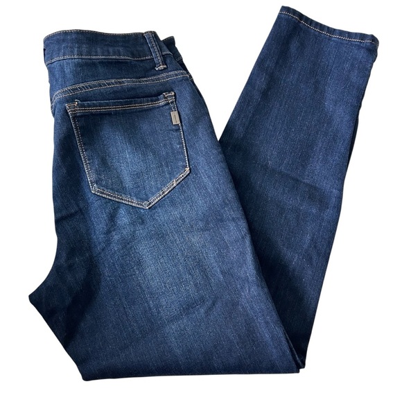 1822 Denim Dark Wash Mid-Rise Skinny Jeans - Size 12 - Picture 2 of 3